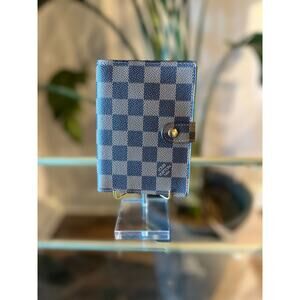 LOUIS VUITTON Damier Ebene Agenda Cover PM